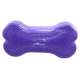 Lila Gummihundespielzeug in Form eines Knochens, mit strukturierten Oberflächen und dem Markennamen "k9FITbone" deutlich sichtbar.