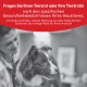 Tierarzt lächelt mit einem Border Collie in einer Klinik; deutscher Bannertext: Fragen Sie Ihren Tierarzt oder Ihre Tierärztin.