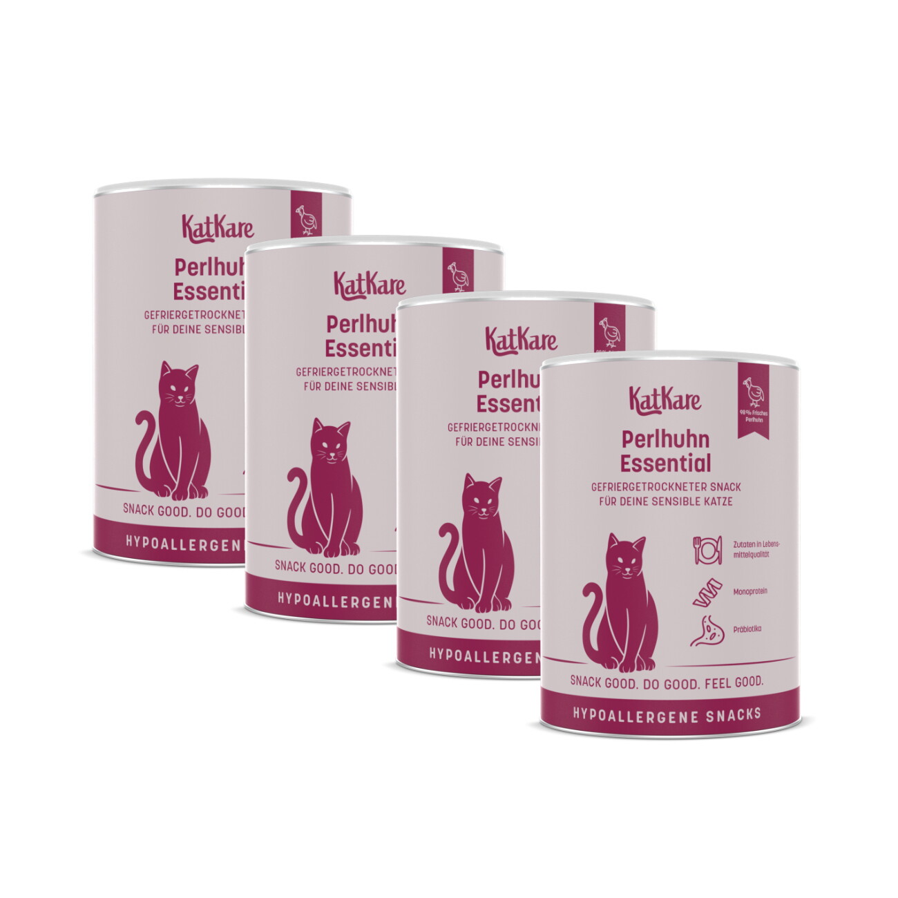 KatKare Hypo Perlhuhn Essential 4x90 g