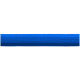 Eine lebendige blaue Haustierleine mit strukturierter Oberfläche, auf einem weißen Hintergrund dargestellt.