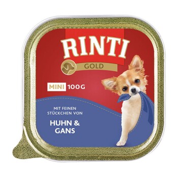 RINTI Gold Mini 16x100g Huhn & Gans