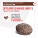 Friandises pour chiens gastrointestinales, faibles en matières grasses, contenant des prébiotiques et de la vitamine B12, développées par des experts en nutrition canine.