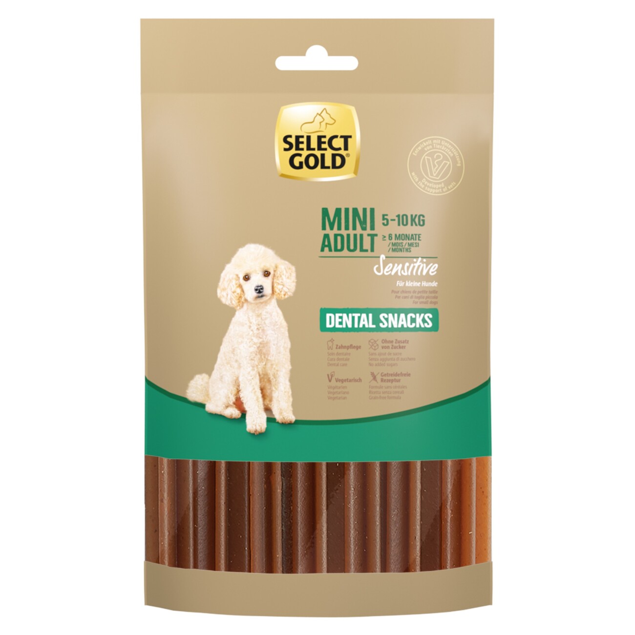 SELECT GOLD Sensitive Dental Snacks for small dogs 99 g MAXI ZOO