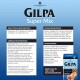 Hundefutterpackung "GILPA Super Mix" mit deutschen Nährwertangaben: 20% Protein, 10% Fett, Vitamine. Größen: 4kg und 15kg.