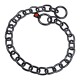Hs Sprenger Halskette, stark - Edelstahl Rostfrei schwarz, 4,0 mm 64 cm