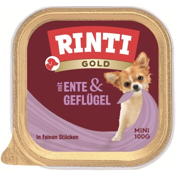 RINTI Gold Mini 16x100g Ente & Geflügel