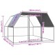 Hühnerkäfig mit Teilüberdachung 3 m, 4 m, 2 m