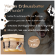 Erdnussbutter für Hunde in Gläsern, mit Text, der Vorteile hervorhebt: lecker für das Training, reich an gesunden Fetten, unterstützt die Fellgesundheit, keine schädlichen Zusatzstoffe.
