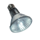 Eine klare Glühbirne für Wärmelampen mit reflektierender Oberfläche, entworfen für Haustierhabitate, die ihre E26-Basis zeigt.