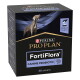 Schachtel Purina Pro Plan FortiFlora Hundprobiotikum, 30 Beutel, mit Hundeabbildung und einem "Great Taste"-Badge.
