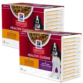 Science Plan Healthy Cuisine Adult Chicken & Beef Ragout 24x90 g