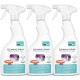 OptiPet-Reinigungs sprayflasche für Katzenkäfige und Käfige, mit einem Sprühkopf und einem Etikett mit Produktnamen und Anwendungshinweisen.