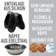 Napfunterlage mit 4 Näpfen schwarz M
