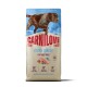 Sac de nourriture pour chiens adultes Carnilove Fish & Turkey avec illustration d'un chien brun, mentions 'True Fresh' et 'Sans céréales/pomme de terre'.