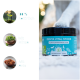 DENTA VITAL STICKS für Hunde, 100% natürlich, mit Minze und Anis-Zutaten, mit einer Pfote im Hintergrund.