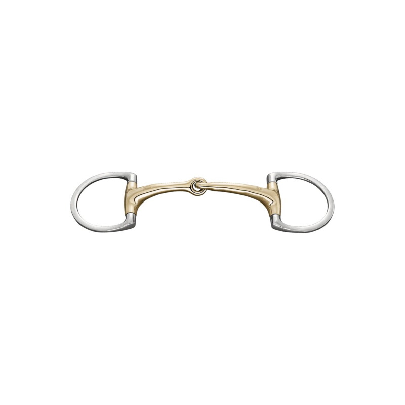 Sprenger Olivenkopfgebiss Dynamic RS mit D-förmigem Ring 16 mm einfach gebrochen 13,5 cm