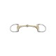 Olivenkopfgebiss Dynamic RS mit D-förmigem Ring 16 mm einfach gebrochen 13,5 cm