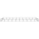 Hundezwinger Stahl schwarz 10 m, 3 m, 70 cm