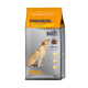 PREMIERE Soft Adult Hundefutterbeutel, Geflügel, 1 kg, orange-graue Verpackung mit Labradorbild und Schriftzug 'PREMIERE. I love my dog'.
