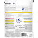Sac de nourriture pour chats Perfect Fit, 750g, avec les mentions "Supports Whole Body Health" et "Sensitive 1+", avec des détails nutritionnels et des conseils d'alimentation.