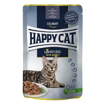 Happy Cat Culinary Adult 24x85g Land-Geflügel