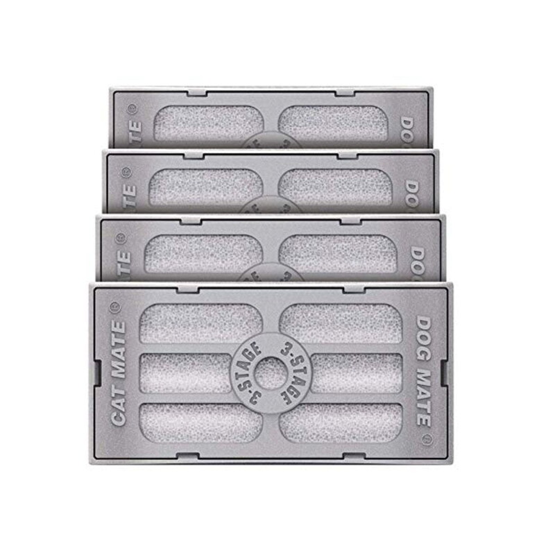 Cat Mate Ersatzfilter: 3-Stufen-Filter für Cat Mate und Dog Mate Trinkbrunnen (4er Pack) (386)