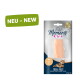 Paquet de snacks Filet Moments Kitten filet de poulet montrant filet sous vide, photo de chaton, badge 'NEU - NEW' et '100% FILET'