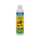 Flasche Aquaris Clear Water für fischsicheres Leitungswasser, mit bunten Fischgrafiken und Text in deutscher Sprache, plus Vitamin B.