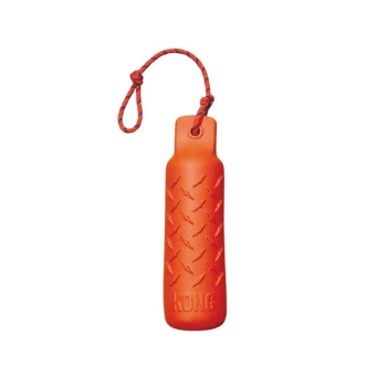 Jouet pour chien Dummy XL Jouet pour chien KONG orange vif avec une prise texturée et une corde en boucle pour un lancer ou une récupération facile.