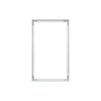 Weißer rechteckiger Haustier-Türrahmen ohne sichtbaren Text oder zusätzliche Details.