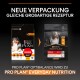 Zwei Hundefutterpackungen: "Purina Pro Plan OptiBalance" und "Purina Pro Plan Everyday Nutrition" auf schwarzem Hintergrund, die neue Verpackungen zeigen.