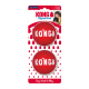 KONG Signature Pack: zwei rote KONG-Quietschbälle auf weißer Trägerkarte, Beschriftungen 'KONG Signature', 'Large' und 'Dogs Need to Play.'