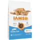 IAMS-Katzenfutterbeutel mit orange getigerter Katze, Geschmacksrichtung Ocean Fish, 87% tierisches Protein, ab 1 Jahr, 10 kg.