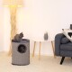 50cm Kratztonne mit Sisal grau