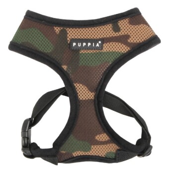 Puppia Soft Brustgeschirr army green M