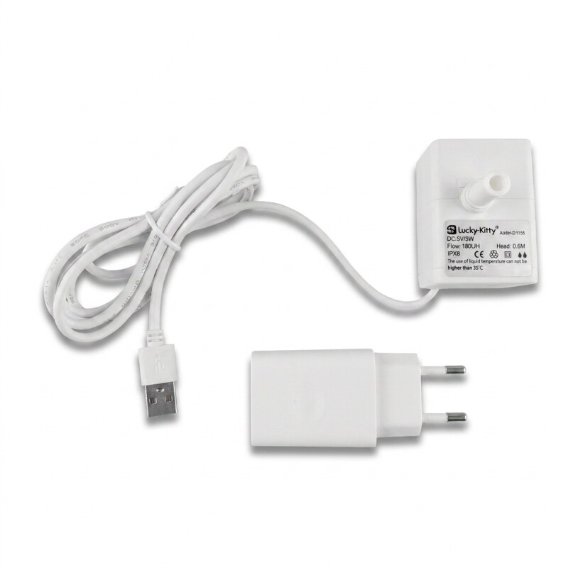 Lucky-Kitty Mikro-Pumpe USB mit Adapter