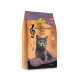 Katzenfutterverpackung mit "GranataPet Symphonie No.1" mit Thunfischgeschmack, die Zutaten wie extra Taurin und Katzenminze hervorhebt.