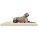 CARLOS Ortho-Medic - Orthopädische Hundematte creme 1,5 m, 6 cm, 1 m