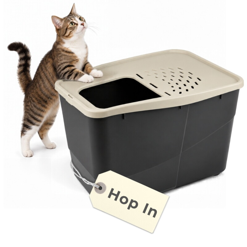 GarPet Hop In Katzenklo XXL große Katzen Klo