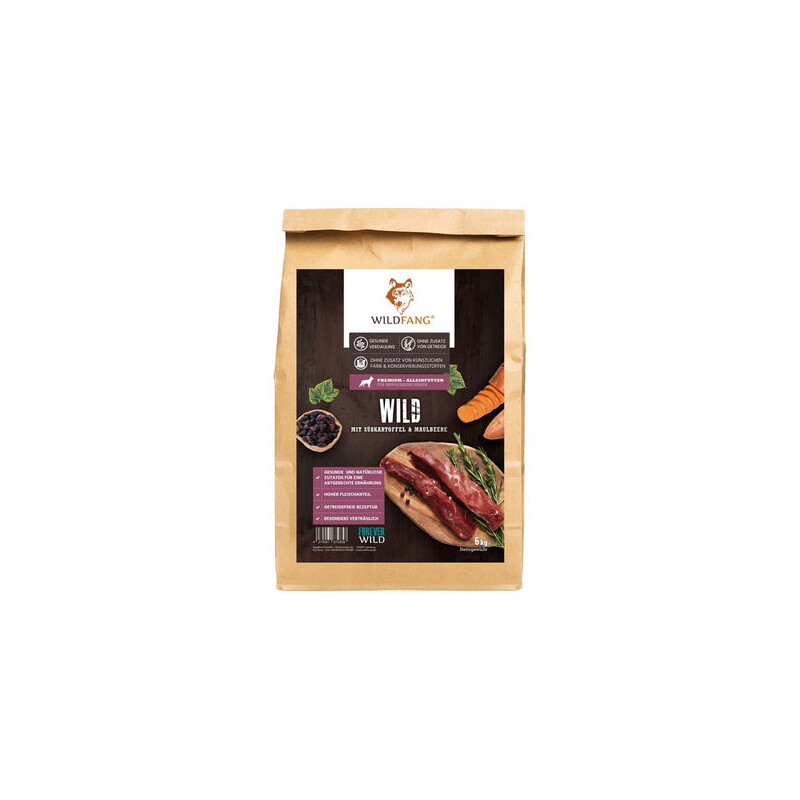 Wildfang ® Adult Trockenfutter mit Wild 6 kg