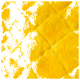 Nahaufnahme eines weichen, plüschigen gelben Stoffes mit einer gesteppten Textur, die einem Ananas-Muster ähnelt.