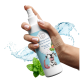 Zahnstein Kräuter Spray für Hunde Flasche mit Minze und Zitrusblättern, fördert die Zahngesundheit und frischen Atem für Hunde.