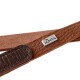 Verstellbare Führleine Karlby rot/ schwarz 2 m, 1,5 cm