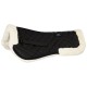 gepolstertes Sattelpad Sidney mit besonders weichem Fell schwarz M