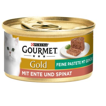 GOURMET Gold Feine Pastete 12x85g Ente & Spinat