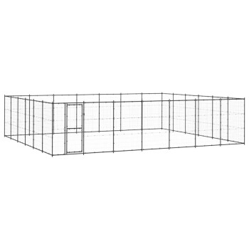 Outdoor Hundezwinger aus verzinktem Stahl 7,7 m, 6,6 m, 1,8 m