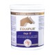 Behälter von EQUIPUR top E, ein Pferde-Nahrungsergänzungsmittel mit hochkonzentriertem Vitamin E, Lysin und Selen zum Schutz der Muskeln.