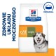 Torba z karmą dla psów Hill's Prescription Diet c/d Multicare Weight z uśmiechniętym psem na przodzie, z tekstem w języku polskim o zdrowiu układu moczowego.
