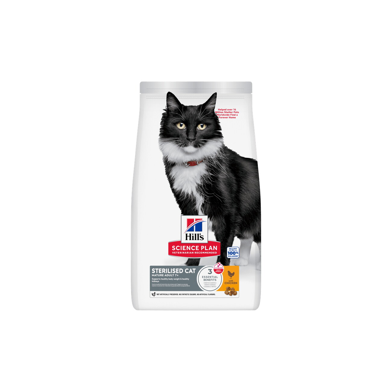 Hill's Science Plan Trockenfutter Katze, Mature Adult, Sterilised, mit Huhn 10 kg