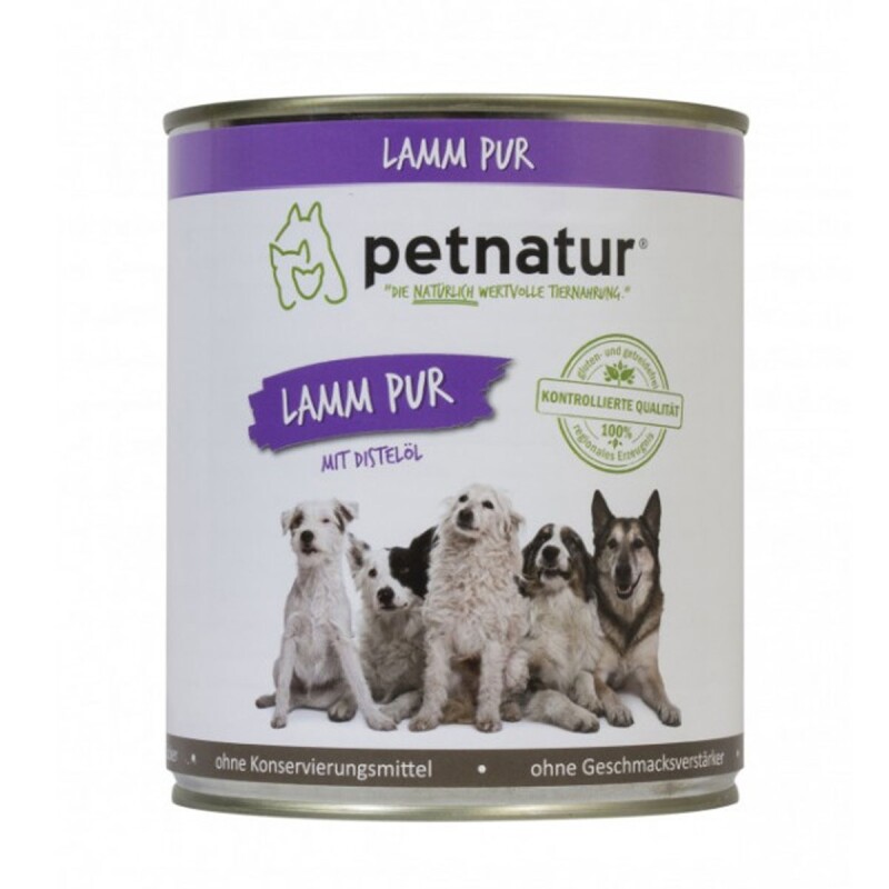 petnatur Lammfleisch pur 6x400g